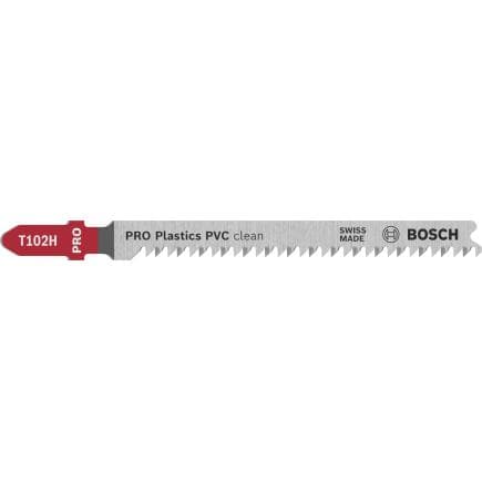 BOSCH 2608665238 - Lame de scie squelette PRO Plastics propre en PVC T102H (Multi-pack)