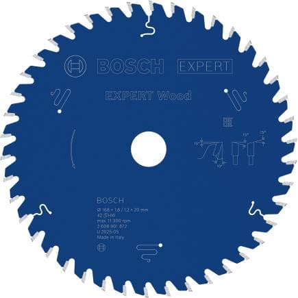 BOSCH 2608901874 - Lame de scie circulaire EXPERT pour bois filaire pour scies circulaires manuelles
