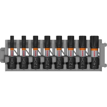 BOSCH 2608521U56 - Ensemble de pinces PRO Torx Security pour tournevis à impact (8 pièces) (multipack)