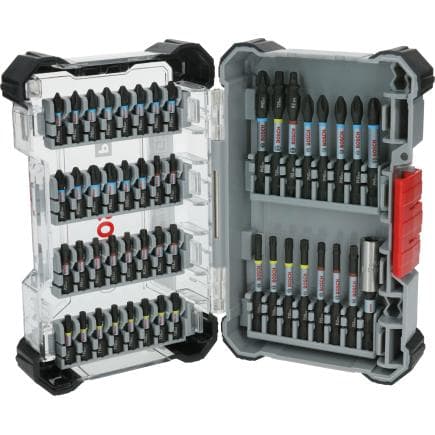 BOSCH 2608521U88 - Ensemble de pinces PRO pour tournevis à impact (48 pièces) (multipack)