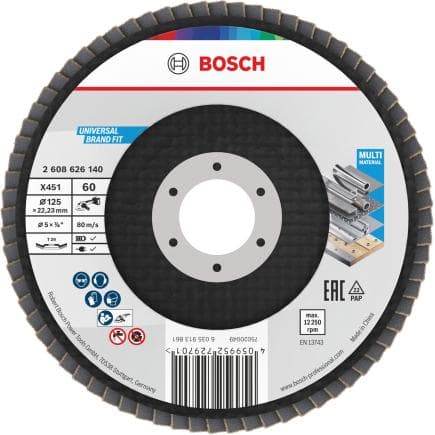 BOSCH 2608626122 - Plateau à lamelles X451 40-60 (15 pcs.)
