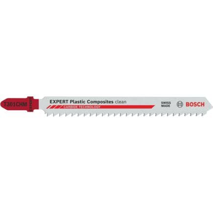 BOSCH 2608902471 - Lame de scie sauteuse EXPERT Plastic Composites clean T301CHM (3 pcs.)