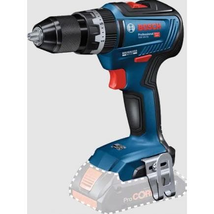 BOSCH 06019H5303 - GSB 18V-55 - Perceuse sans fil 18V en coffret sans batterie, 0 - 460 / 0 - 1.800 rpm, ø vis max. 10 mm