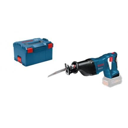 BOSCH 060164J007 - GSA 18 V-LI - Scie sabre sans fil 18V en coffret sans batterie, profondeur de coupe du bois 250 mm