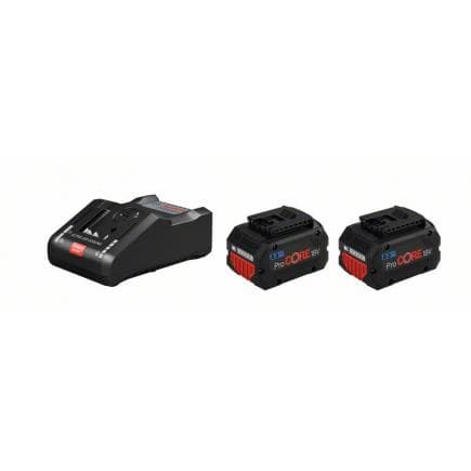 BOSCH 1600A016GP - Kit de démarrage 18 V avec 2 batteries ProCORE18V 8.0Ah et un chargeur GAL 18V-160 C.