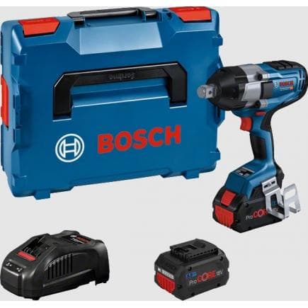 BOSCH 06019J8502 - GDS 18V-1050 H - Visseuse à chocs 18 V 1050 Nm en mallette avec 2 batteries 8Ah et chargeur