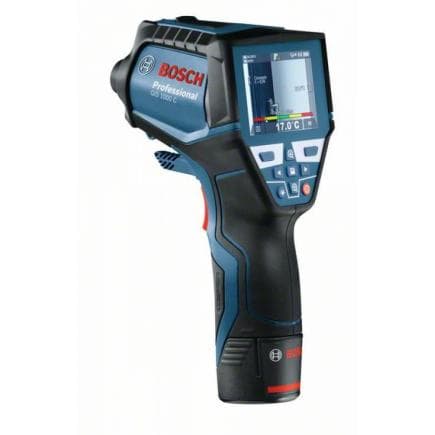 BOSCH 0601083300 - Thermo Detector GIS 1000 C Professional avec 4 batteries (AA) et adaptateur