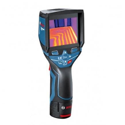 BOSCH 0601083101 - Thermo Detector GTC 400 C Professional dans L-Boxx 136 avec 1 batterie GBA 12V 2.0h et sangle de transport