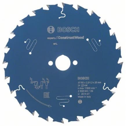 BOSCH 2608644136 - Lame de scie circulaire "Expert for Construct Wood"