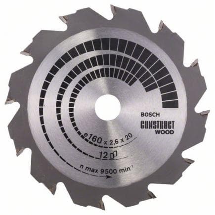 BOSCH 2608641199 - Lame de scie circulaire "Construct Wood"