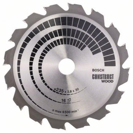 BOSCH 2608641201 - Lame de scie circulaire "Construct Wood"