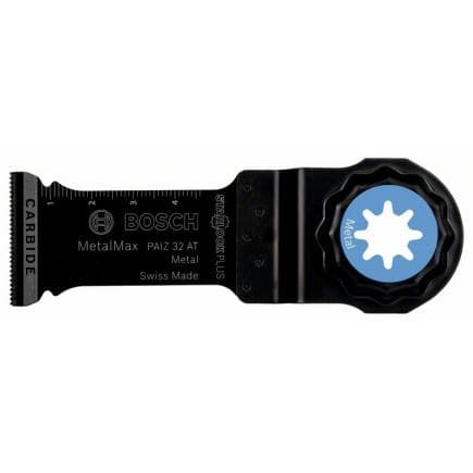 BOSCH 2609256D53 - Lame au carbure pour coupes solides StarlockPlus PAIZ 32 AT Métal 50x32mm