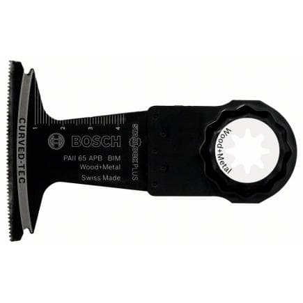 BOSCH 2609256D56 - Lame BIM pour coupes dans le plein Starlock Plus PAII 65 APB "Wood and Metal" 65x50mm