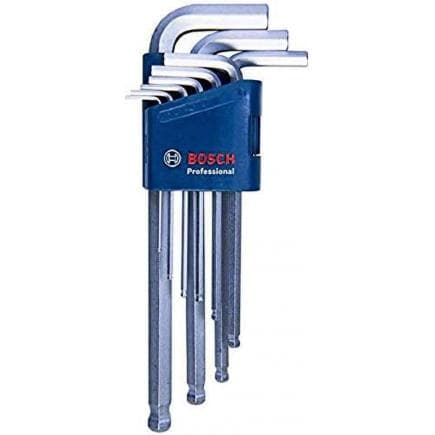 BOSCH 1600A01TH5 - Jeu de 9 clés Allen hexagonales