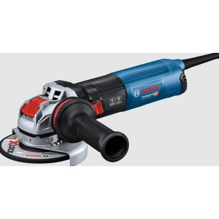 BOSCH 06017D2100 - GWX 14-125 S - Meuleuse d'angle 1400 W avec système X-LOCK et poignée auxiliaire