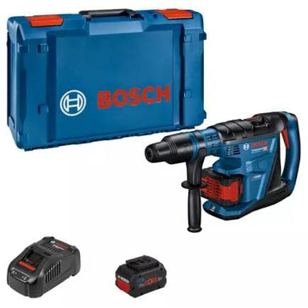 BOSCH 0611917102 - GBH 18V-40 C - Marteau perforateur sans fil BITURBO 18V avec système SDS max en mallette avec batteries et chargeur