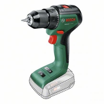 BOSCH 06039D7001 - UniversalDrill 18V-60 - Perceuse-visseuse sans fil 18 V à deux vitesses (avec 1 batterie)