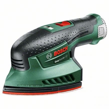 BOSCH 0603976909 - EasySander 12 - Ponceuse à main sans fil 12 V (avec 1 batterie)