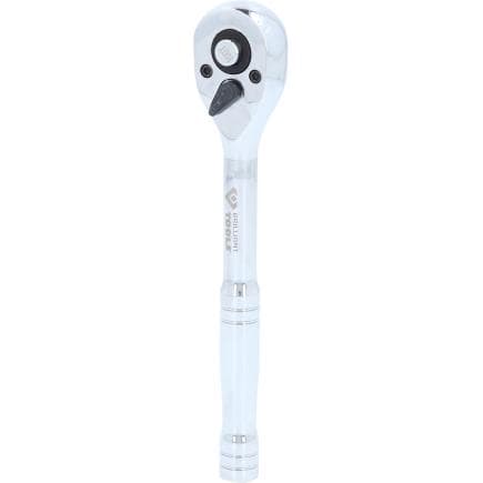 BRILLIANT TOOLS BT020995 - Cliquet réversible 1/4" avec poignée métallique, 100 dents