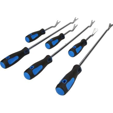 BRILLIANT TOOLS BT511045 - Outils pour dégrafer les clips d’habillage (6 pcs.)