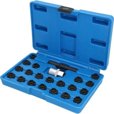 BRILLIANT TOOLS BT691050 - Assortiment de douilles pour antivols de roue pour BMW (22 pcs.)