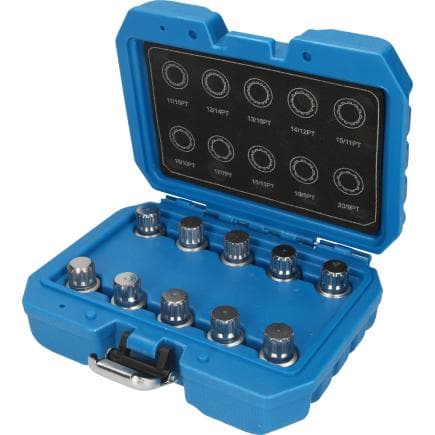 BRILLIANT TOOLS BT691170 - Assortiment de systèmes antivols de roue pour BMW (10 pcs.)