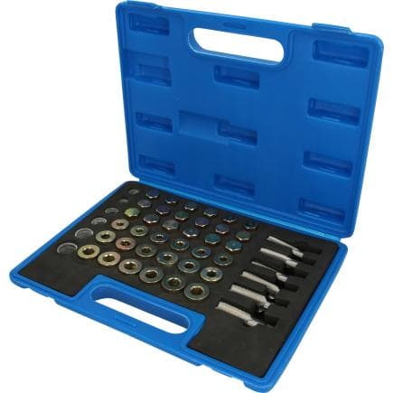 BRILLIANT TOOLS BT711300 - Set de réparation de filetage de bouchon de vidange d’huile (114 pcs.)