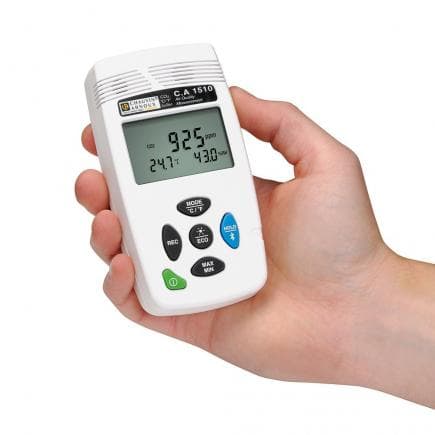 CHAUVIN ARNOUX P01651010 - CA 1510 Enregistreur à affichage numérique (CO2, température, humidité) pour mesurer la qualité de l'air intérieur