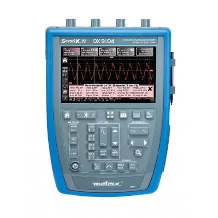 CHAUVIN ARNOUX OX9304 - Oscilloscope Scopix IV OX9304 à 4 voies isolées avec une bande passante de 300 MHz