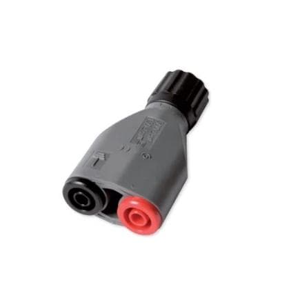CHAUVIN ARNOUX P01101846 - Lot de 2 adaptateurs BCN mâle - femelle isolé rouge / noir