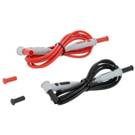 CHAUVIN ARNOUX P01295451Z - Cordon droit / 90° PVC Rouge / Noir