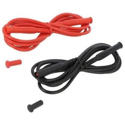 CHAUVIN ARNOUX P01295097 - Cordon PVC droit / droit rouge / noir