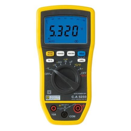 CHAUVIN ARNOUX P01196733A - 5233 - Multimètre numérique TRMS 6.000 pt avec kit de fixation