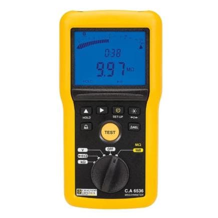 CHAUVIN ARNOUX P01299974 - 6536 - Testeur d'isolement 1-100V