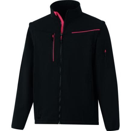 DELTA PLUS SOCCINOGT - Softshell 2 en 1, tissu coupe-vent et déperlant soccia, noir