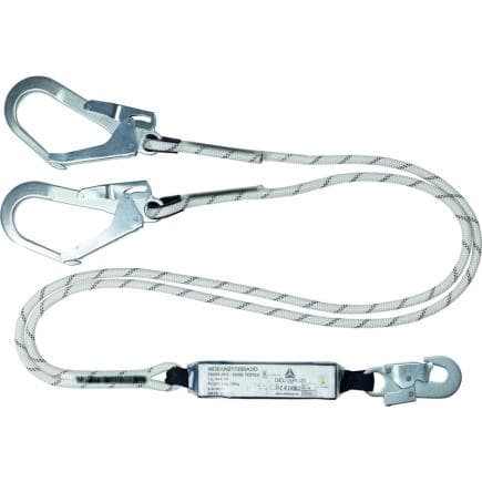 DELTA PLUS AN217200ADD - Longe double à absorbeur d'énergie compacte