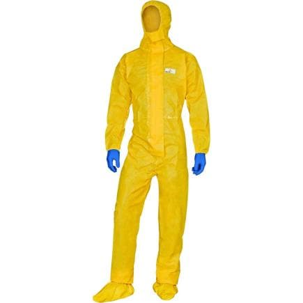DELTA PLUS DT300YJATM - Combinaisons de protection chimique antistatiques jetables de type 3B, 4B, 5B et 6B