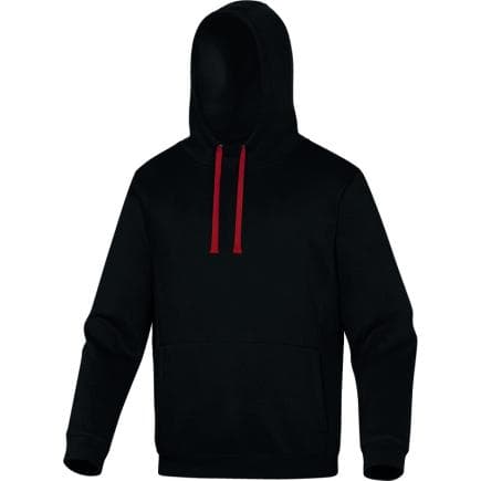DELTA PLUS LECCONRPT - Sweat à capuche LECCO NOIR-ROUGE