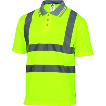 DELTA PLUS OFFSHJAGT - Polo à manches courtes jaune fluo OFFSHORE