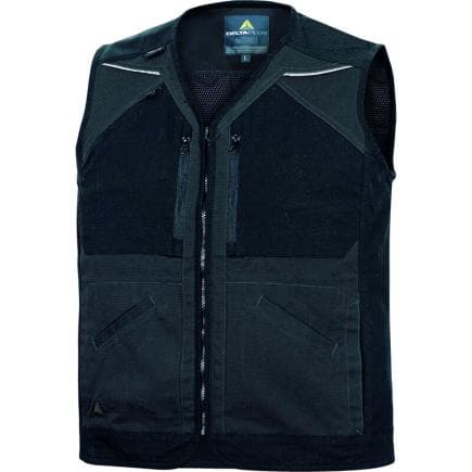 DELTA PLUS MOGI2GR3X - Gilet de travail extensible multipoches MOGI2 gris