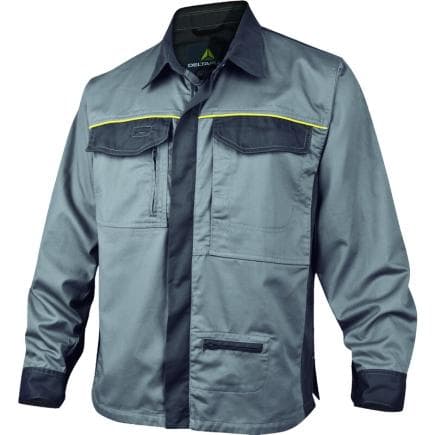 DELTA PLUS MCCHEGRXG - Chemise de travail grise légère et résistante MCCHE