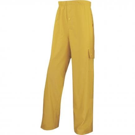 DELTA PLUS 850PANJAPT - Pantalon de pluie jaune support polyester enduit semi polyuréthane