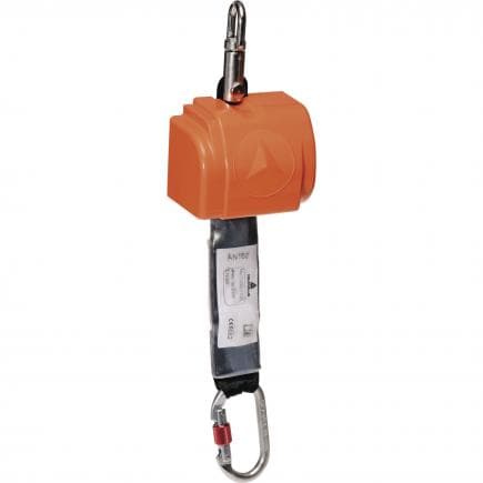 DELTA PLUS AN102 - Antichute à rappel automatique à sangle + 1 am002 - 2,5 m rouge