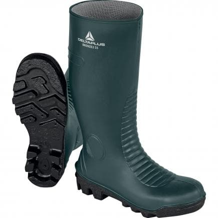 DELTA PLUS BRON2S5VE40 - Botte de sécurité vert-noir en pvc - s5 sra