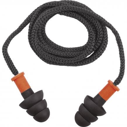 DELTA PLUS CONICFIR010OR - Sachet de 10 paires de bouchons d'oreille gris reutilisables en tpr (lot muliple)