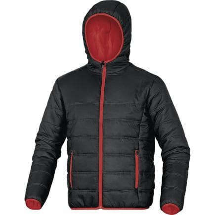 DELTA PLUS DOONNRPT - Doudoune matelassée noir-rouge polyamide
