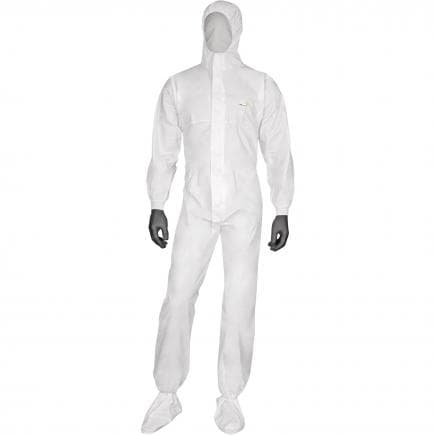 DELTA PLUS DT117XX - Combinaison blanc jetable avec cagoule deltatek 5000, type 5b - type 6b