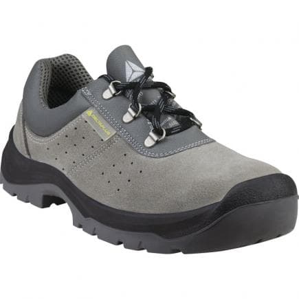 DELTA PLUS FENN4GR38 - Chaussures basses gris cuir croute velours - s1 src