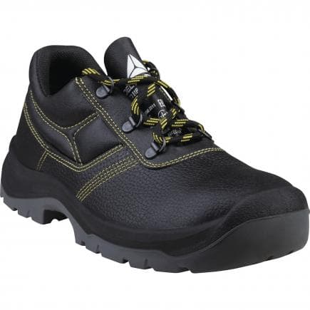 DELTA PLUS JET3SPNO42 - Chaussures basses noir cuir croupon pigmenté - s1p src