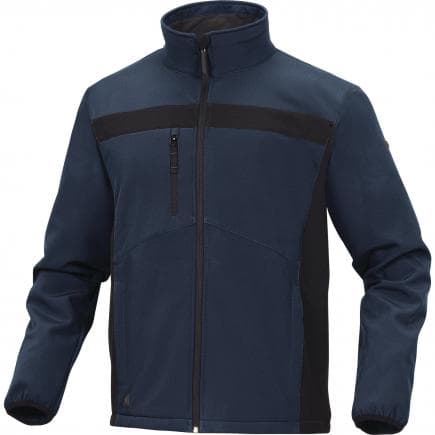 DELTA PLUS LULE2BMPT - Veste bleu marine-noir softshell polyester/elasthanne